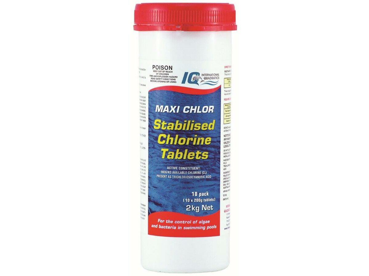 IQ Maxi Stabilized Chlorine Tablets 2kg